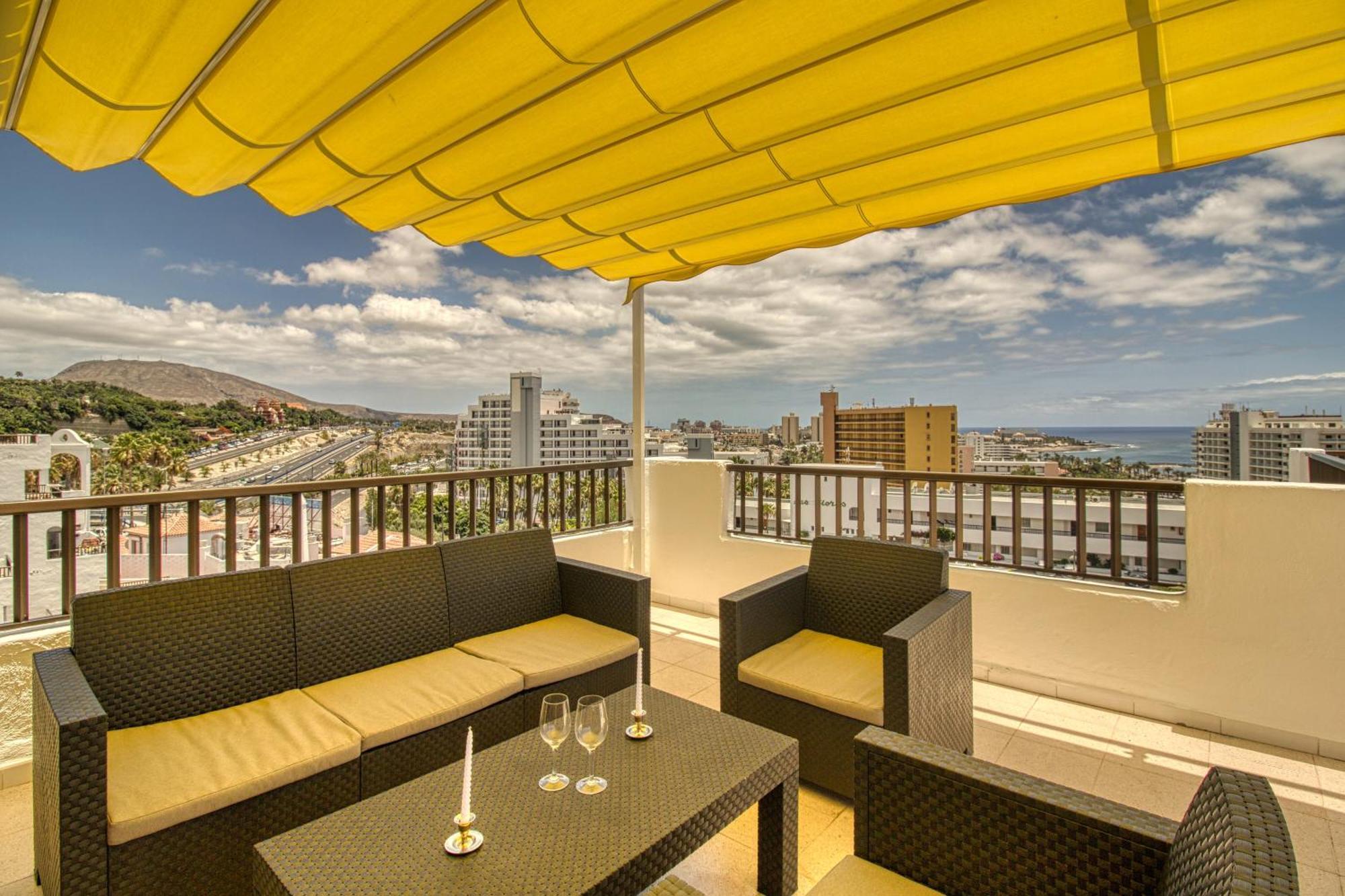 Апартаменты Penthouse Sea View Jacuzzy Terrace & Pool Плайя-Фаньябе Экстерьер фото